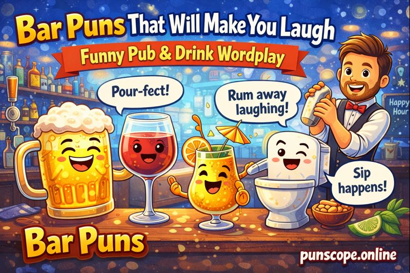 bar puns