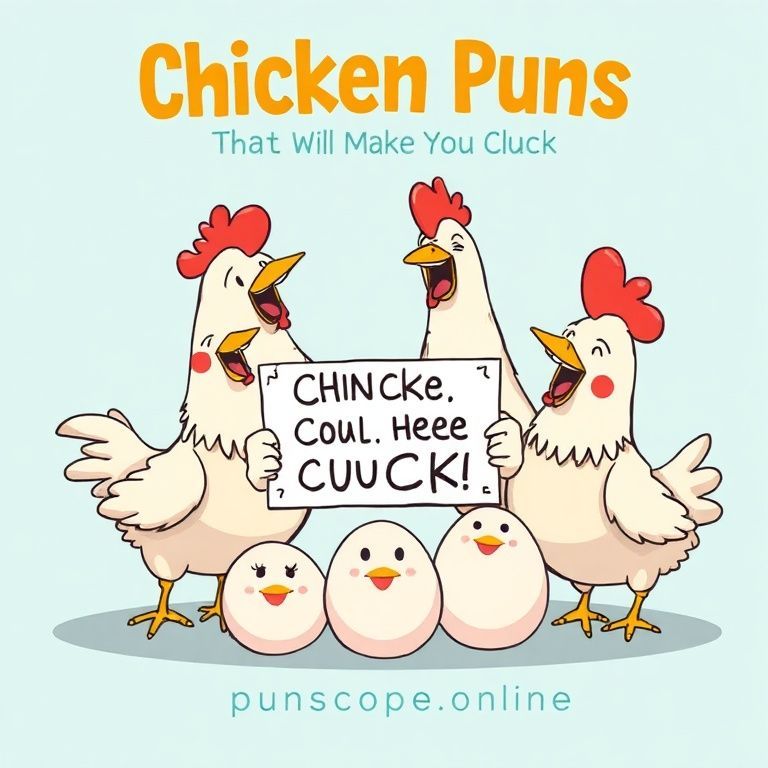 chicken puns and jokes
