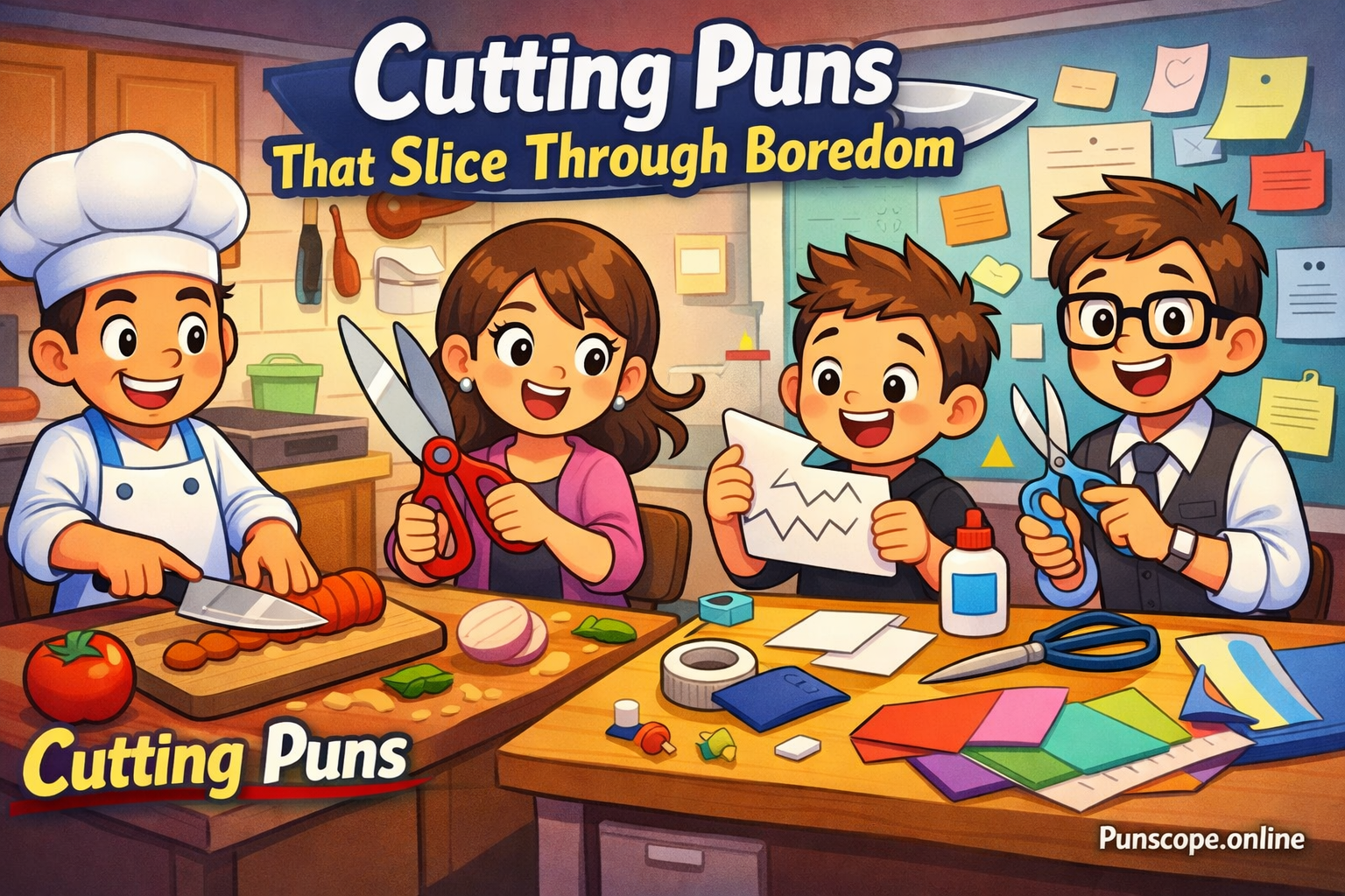 cutting puns