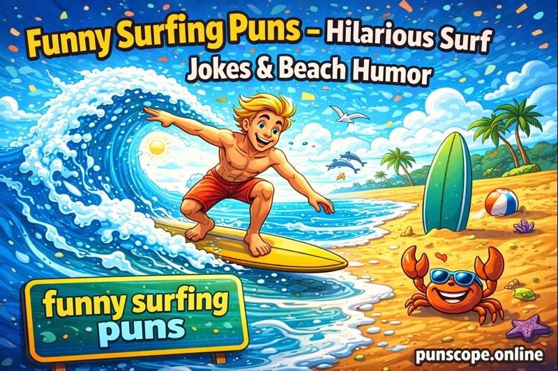 funny surfing puns