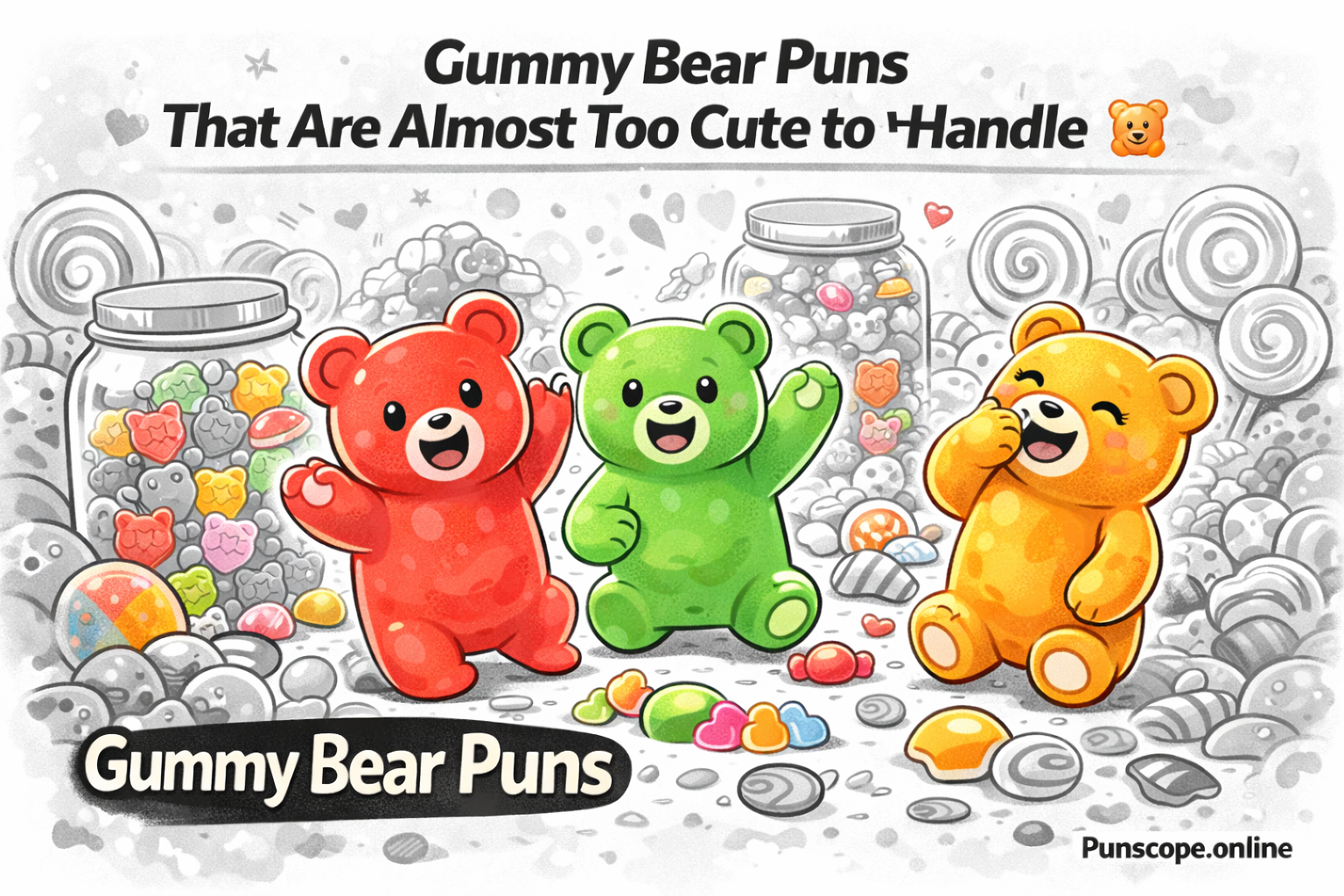 gummy bear puns