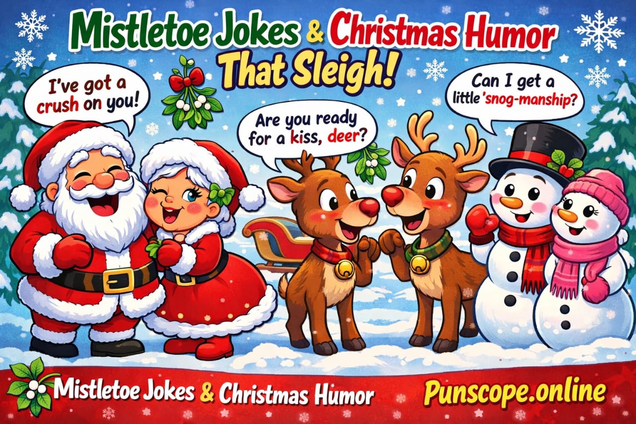 mistletoe jokes
