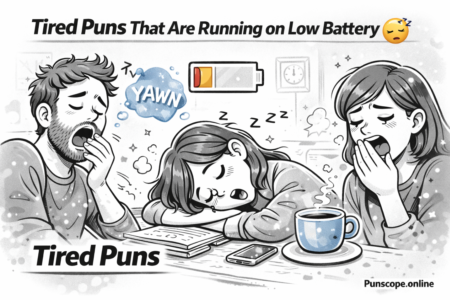 tired puns