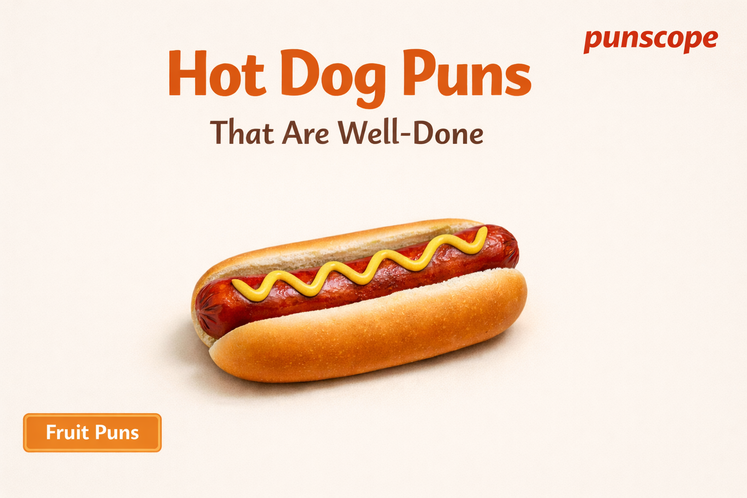 Hot Dog Puns