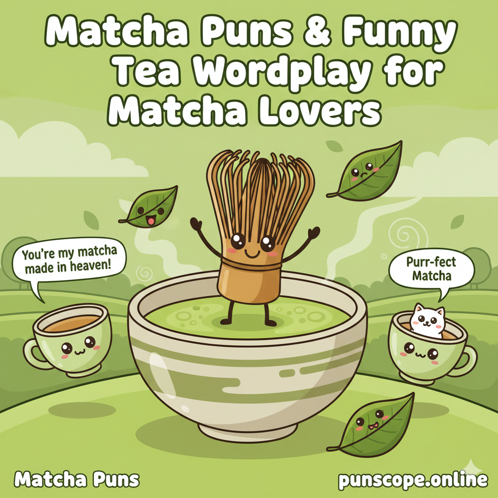 Matcha Puns