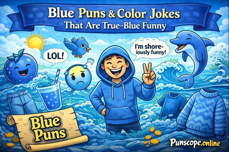 blue puns