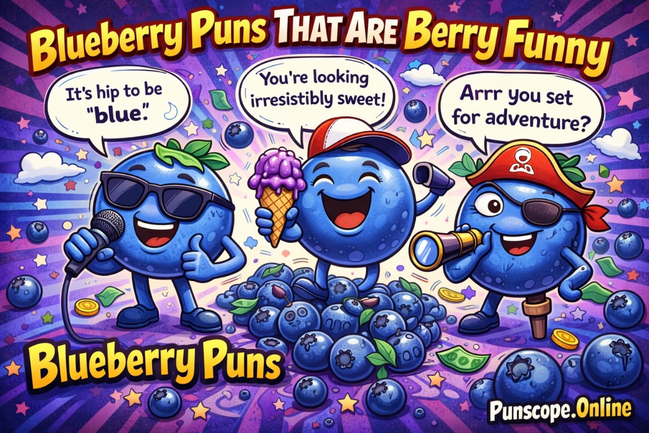 blueberry puns