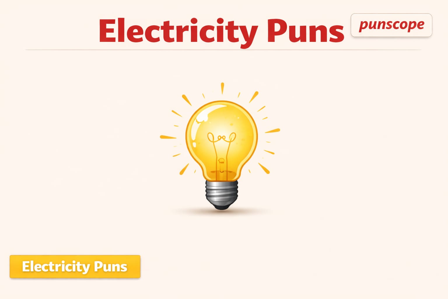 electricity puns