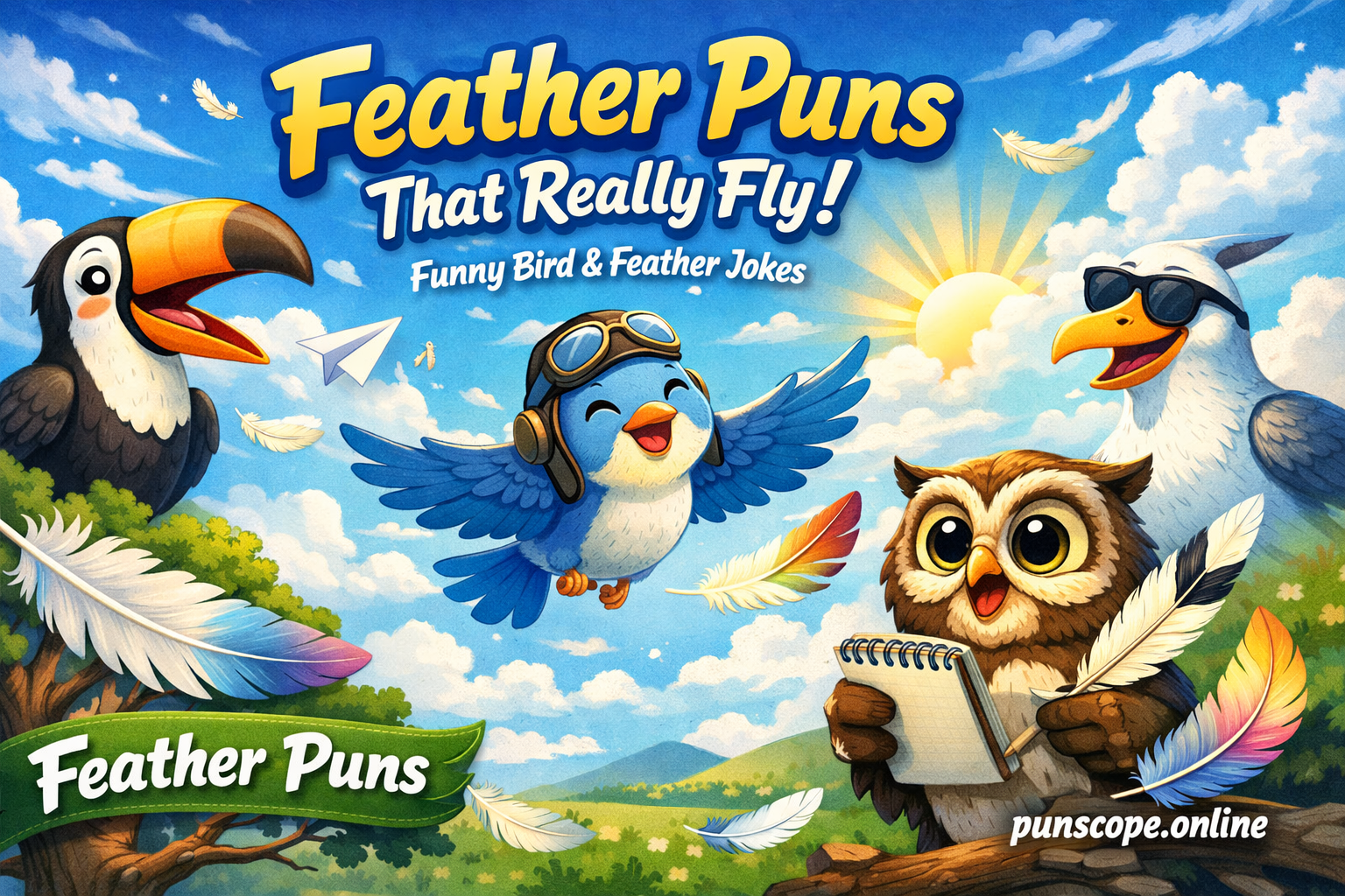 feather puns
