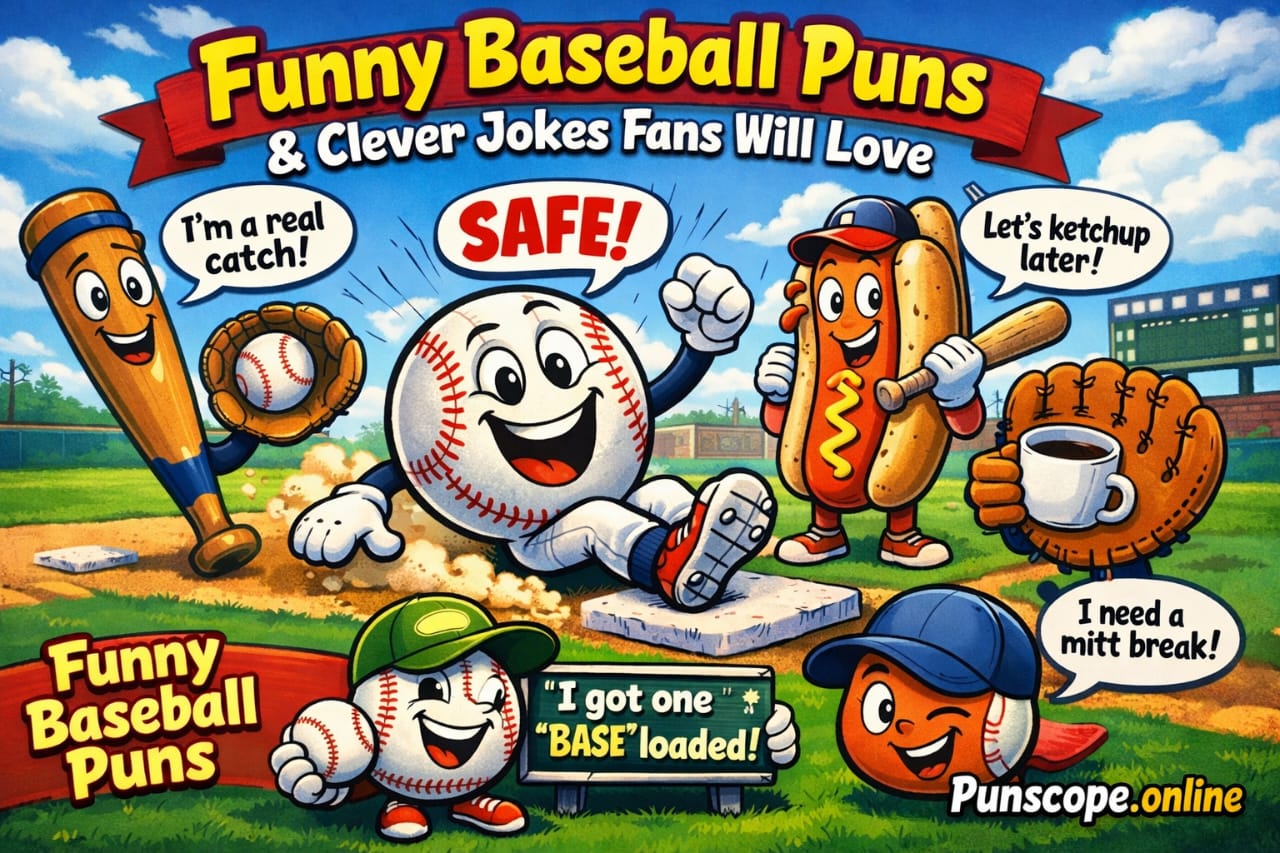 funny baseball puns