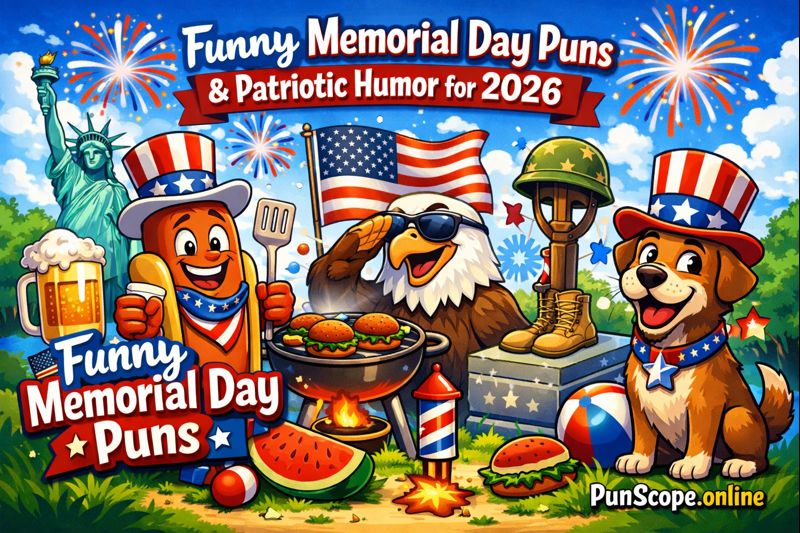 funny memorial day puns