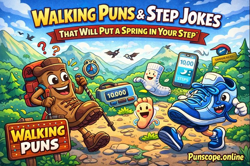 walking puns