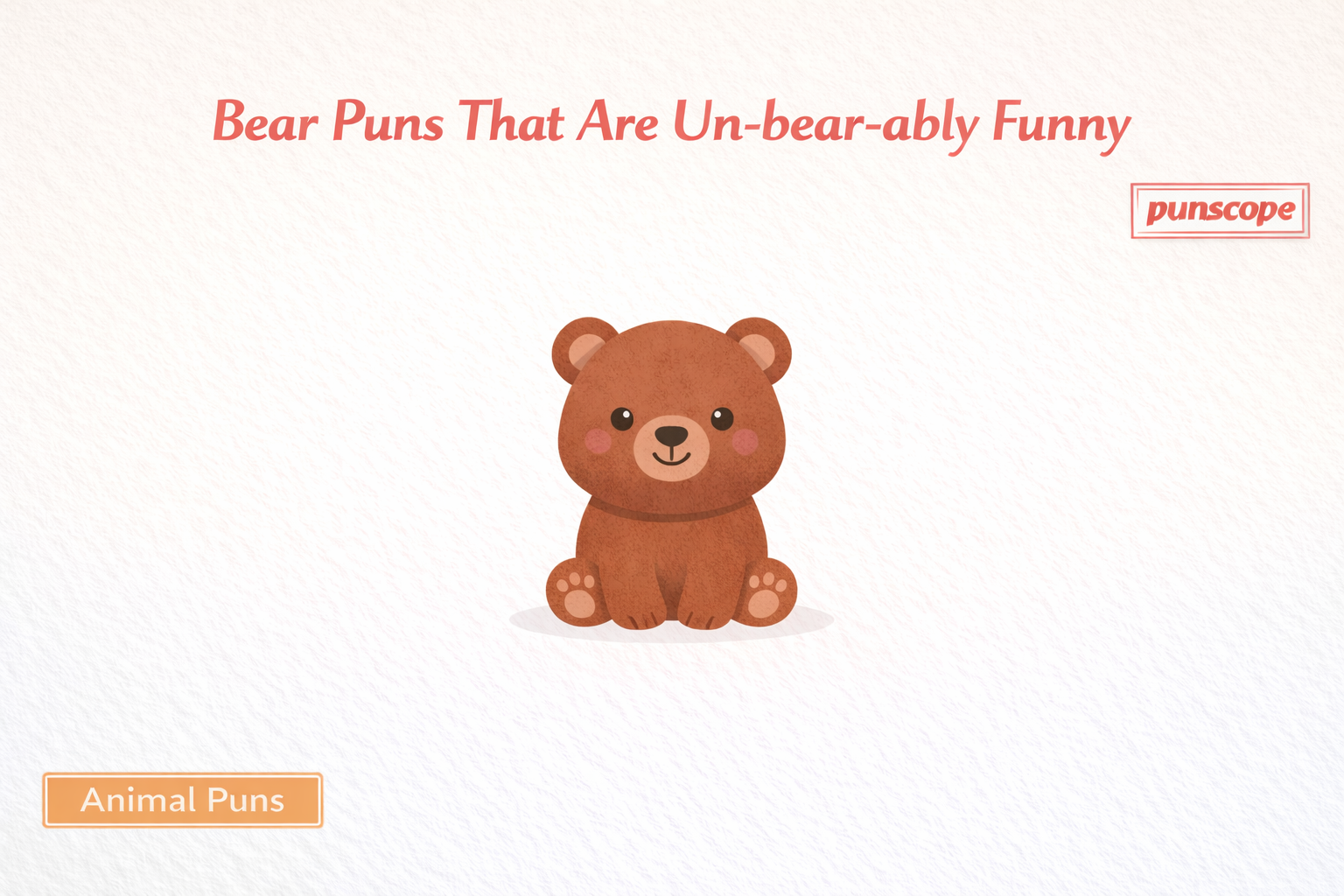 bear puns