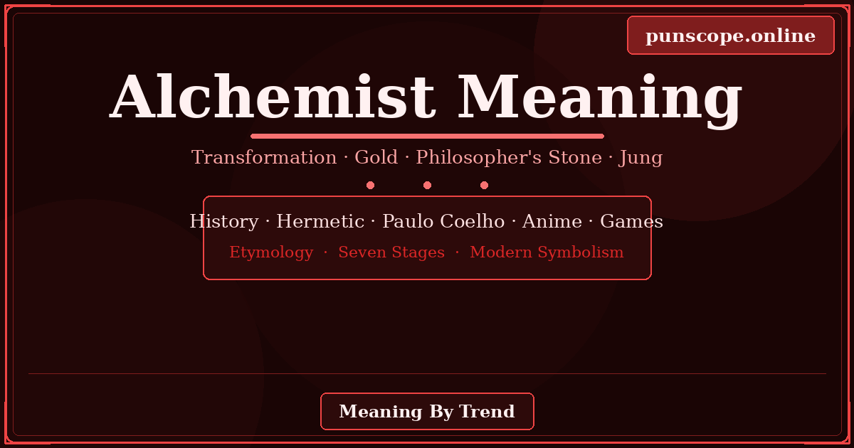 alchemist meaning
