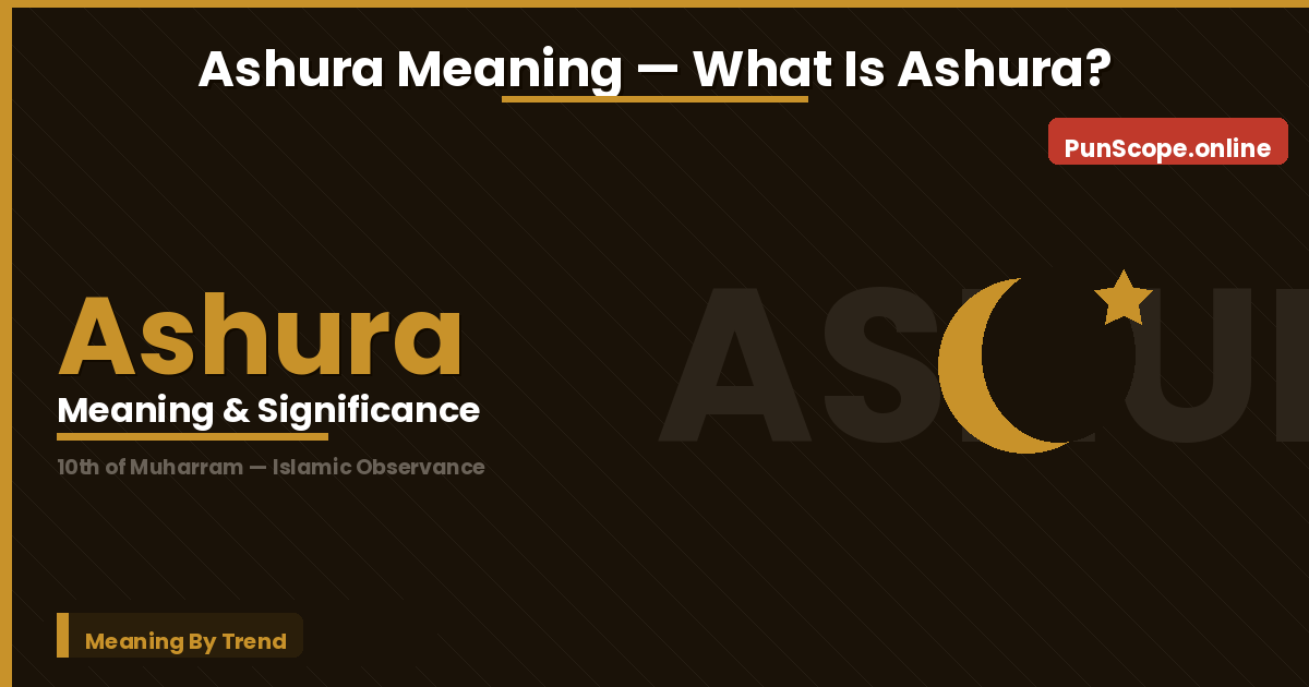 ashura meaning