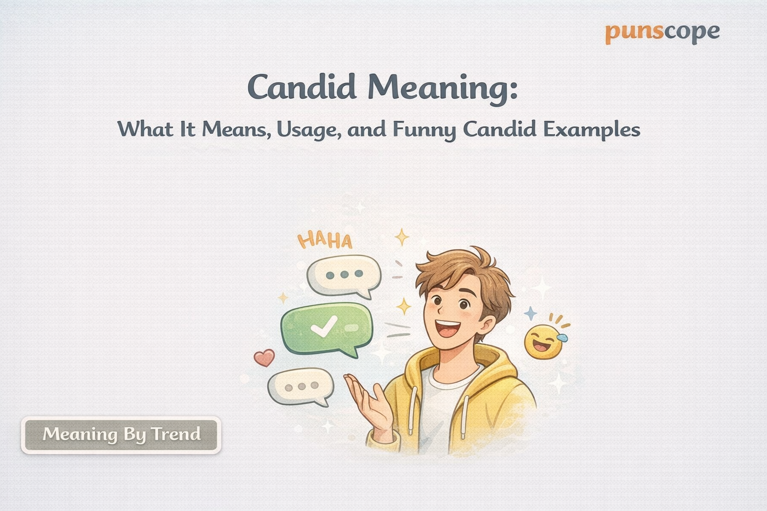 candid meaning