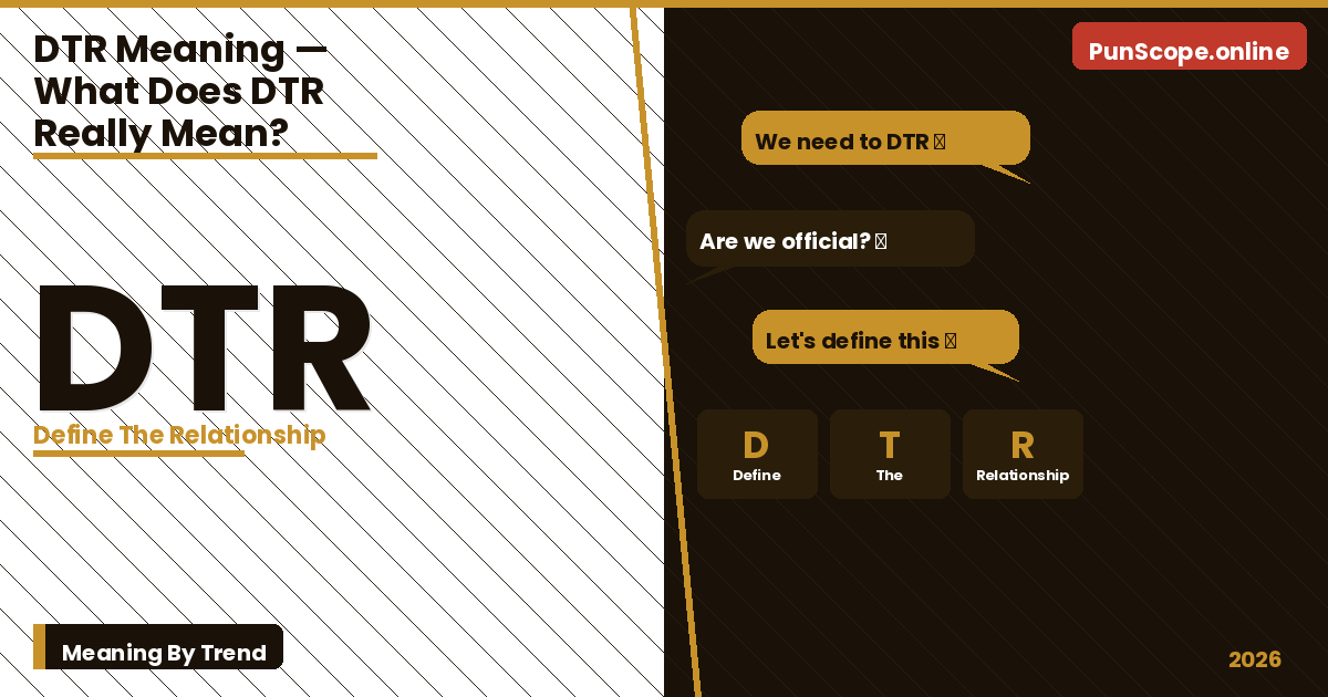 dtr meaning