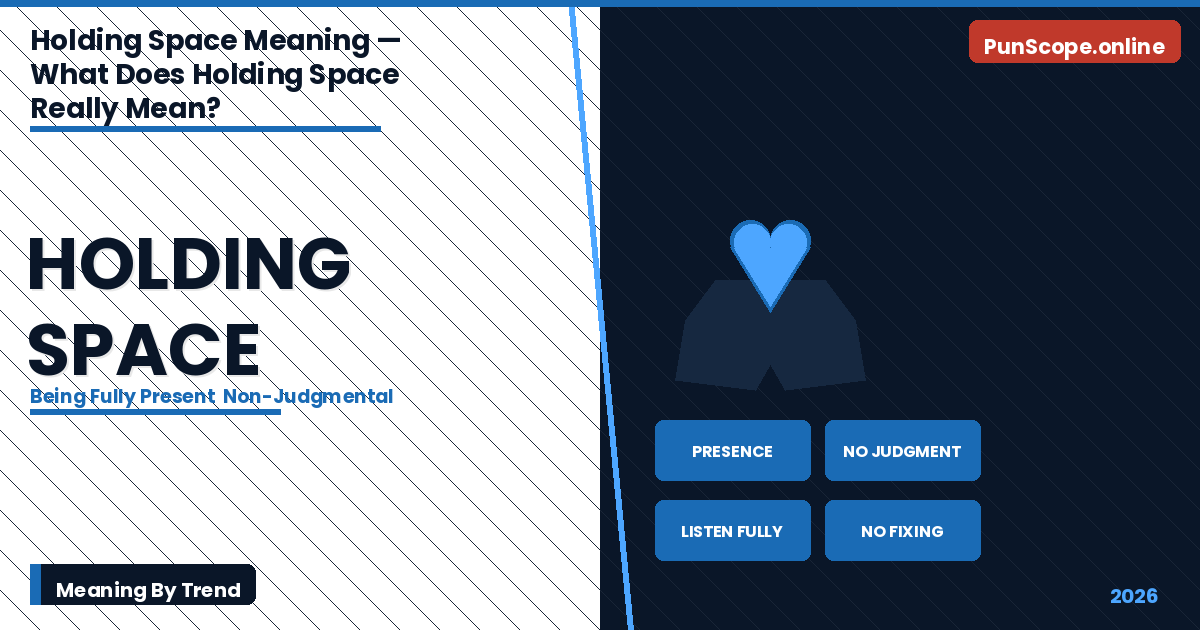 holding space meaning