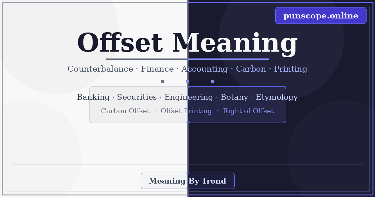 offset meaning