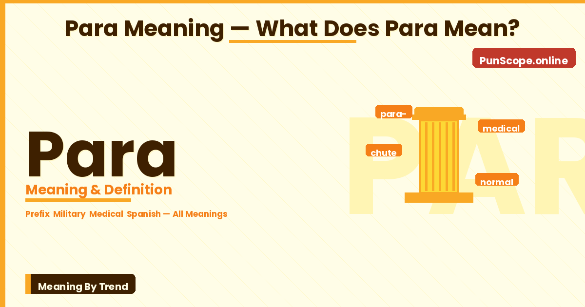 para meaning