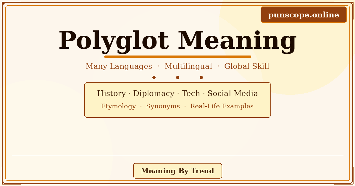 polyglot meaning