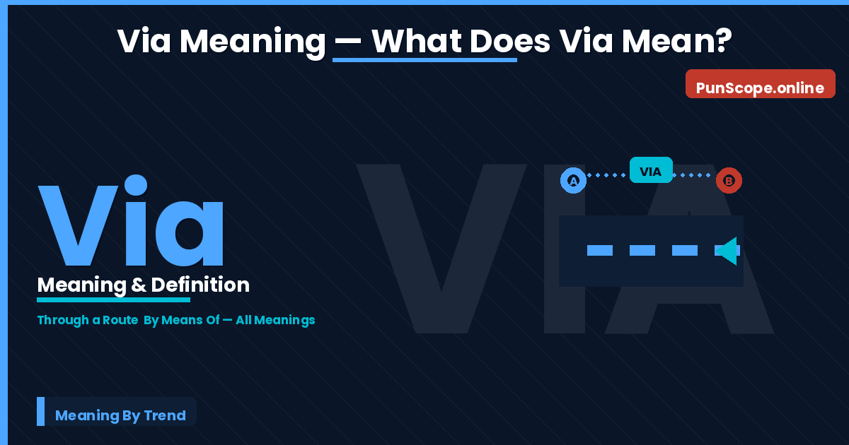 via meaning