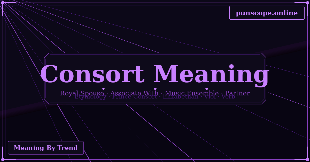 consort meaning