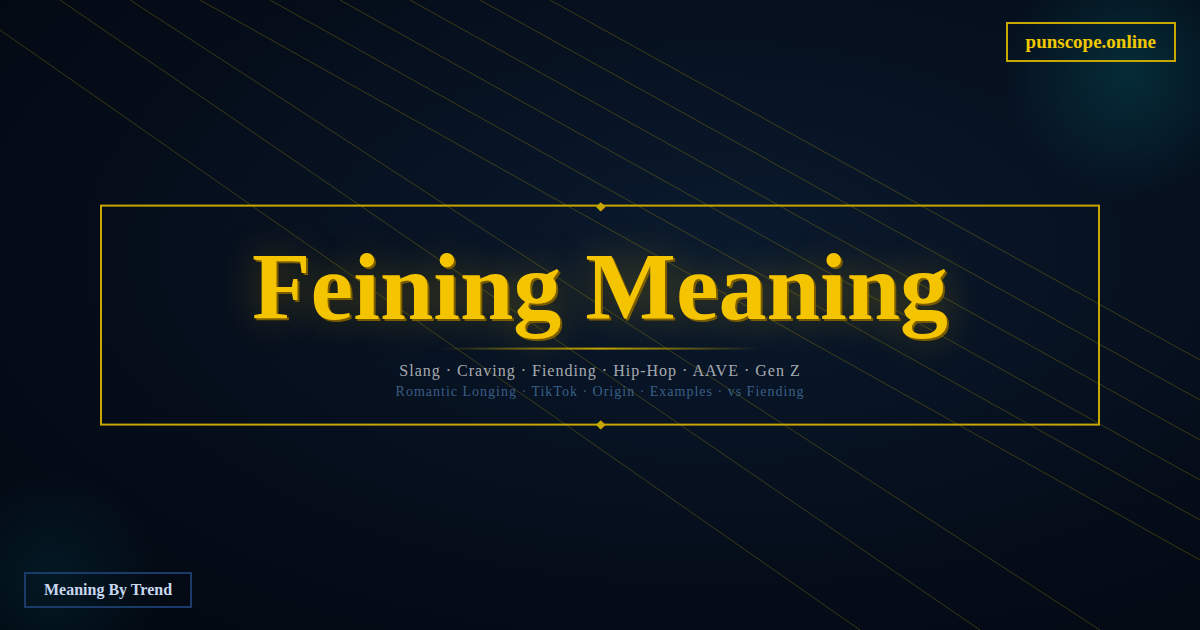 feining meaning