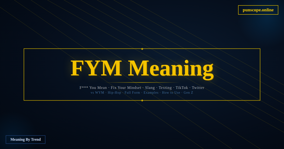 fym meaning