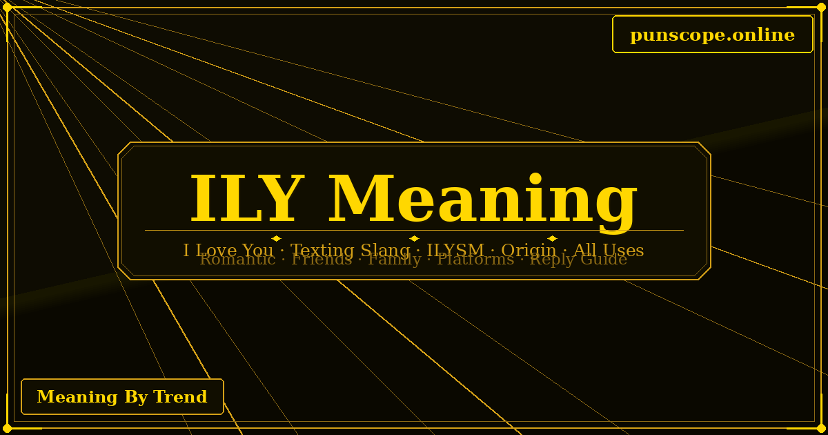 ily meaning