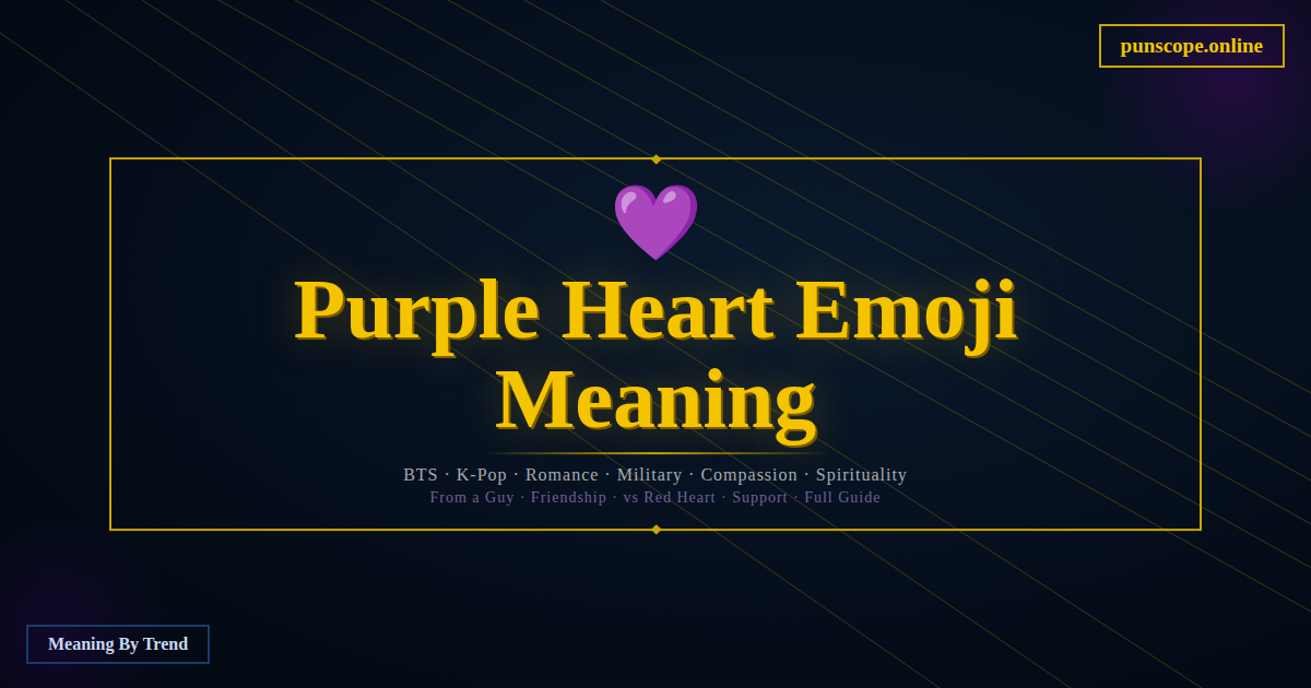 purple heart emoji meaning