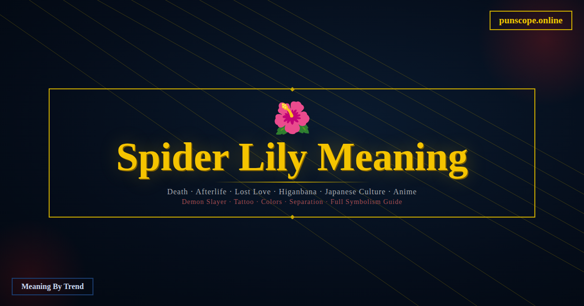 spider lily meaning